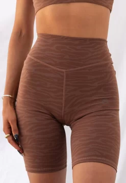 Mid Length Bike Short - Chocolate Zebra -Sportswear Shop PureDash03 11 2022 1156
