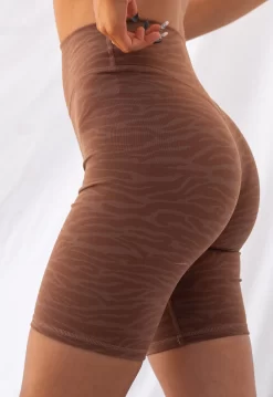 Mid Length Bike Short - Chocolate Zebra -Sportswear Shop PureDash03 11 2022 1159