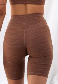 Mid Length Bike Short - Chocolate Zebra -Sportswear Shop PureDash03 11 2022 1160