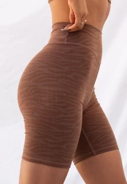 Mid Length Bike Short - Chocolate Zebra -Sportswear Shop PureDash03 11 2022 1162