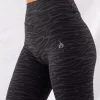 Mid Length Bike Short - Black Zebra