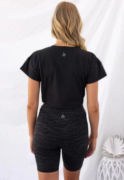 Energy Cropped Tee - Black -Sportswear Shop PureDash03 11 2022 1218
