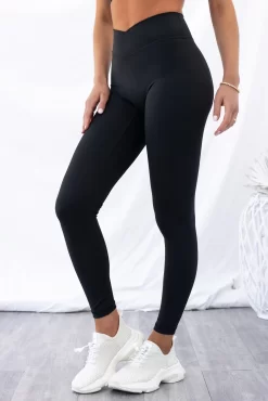 Cross Over Leggings - Black -Sportswear Shop PureDash03 11 2022 183