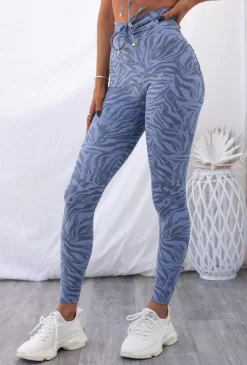 Wild Thing Pocket Legging - Aqua -Sportswear Shop PureDash03 11 2022 346