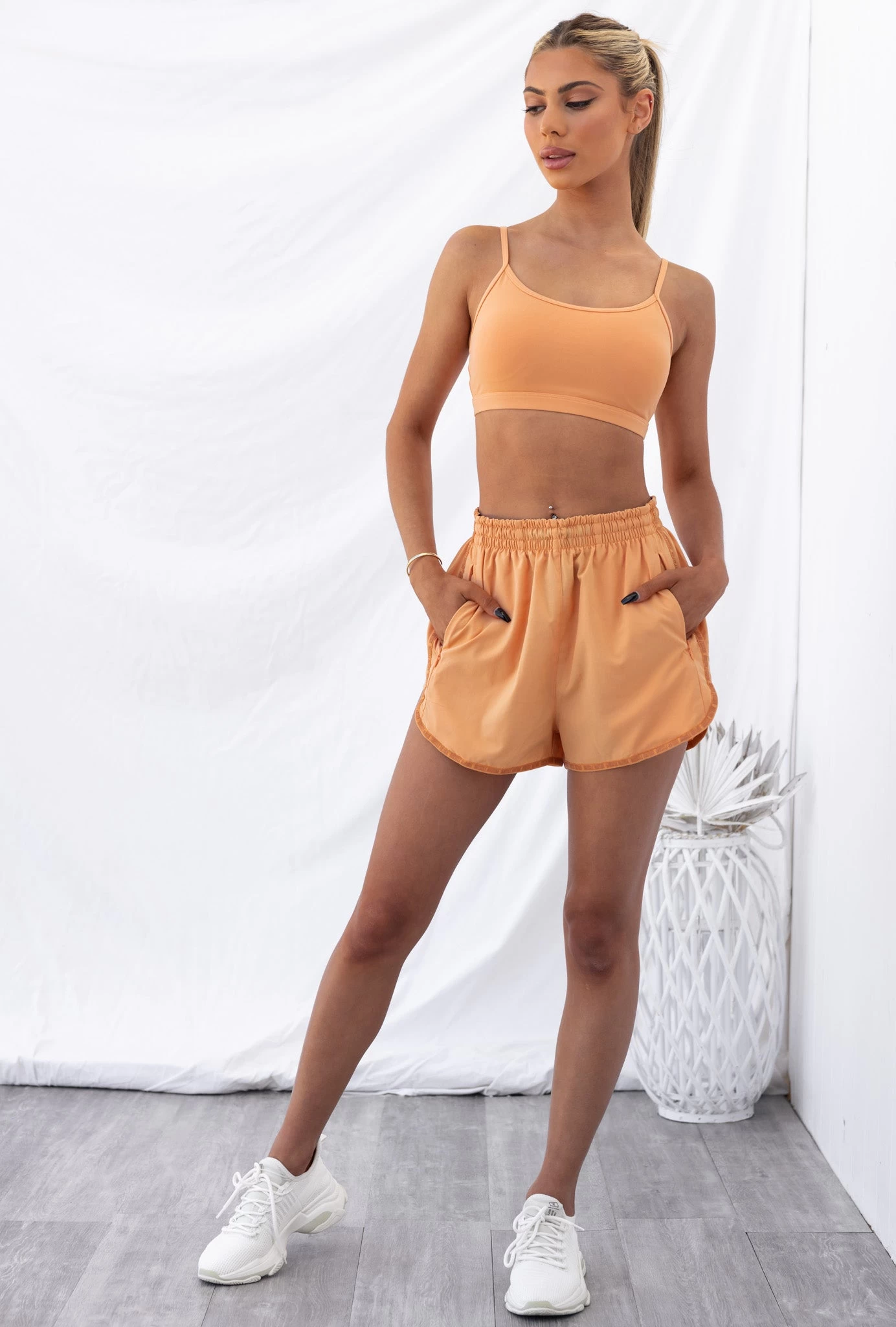 Pump Up Shorts - Apricot 14 Pump Up Shorts - Apricot - Image 14