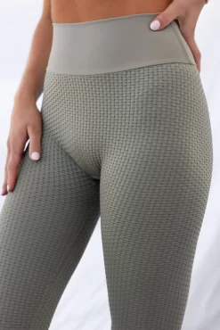 Honeycomb Scrunch Seamless Leggings - Khaki 15 Honeycomb Scrunch Seamless Leggings - Khaki -Sportswear Shop PureDash03 11 2022 63