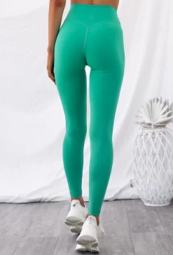 Cross Over Leggings - Green -Sportswear Shop PureDash03 11 2022 814