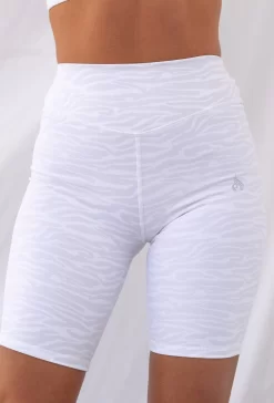 Mid Length Bike Short - White Zebra -Sportswear Shop PureDash03 11 2022 923