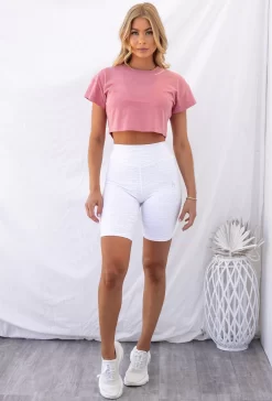 Energy Cropped Tee - Pink -Sportswear Shop PureDash03 11 2022 930 1