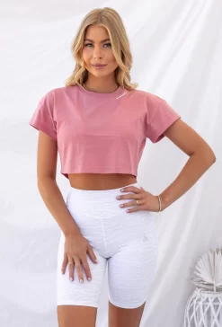 Energy Cropped Tee - Pink