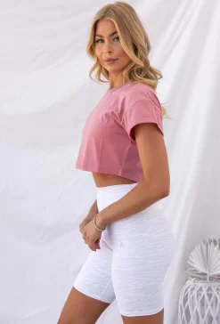 Energy Cropped Tee - Pink -Sportswear Shop PureDash03 11 2022 935 1