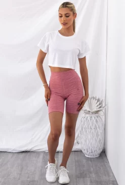 Mid Length Bike Short - Pink Zebra -Sportswear Shop PureDash03 11 2022 962