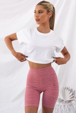 Energy Cropped Tee - White