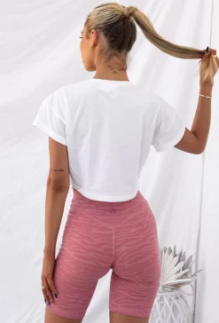 Mid Length Bike Short - Pink Zebra -Sportswear Shop PureDash03 11 2022 968