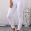 High Waist Leggings - White Zebra