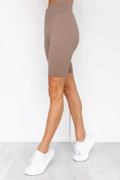 Aim'n Espresso Ribbed Seamless Bike Shorts