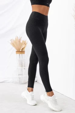 Optic Scrunch Bum Leggings - Black -Sportswear Shop Taylah26 09 2022 118