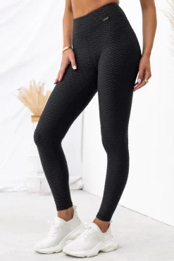 Optic Scrunch Bum Leggings - Black