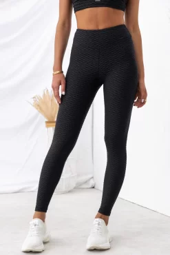 Optic Scrunch Bum Leggings - Black -Sportswear Shop Taylah26 09 2022 122