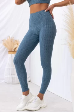 Optic Scrunch Bum Leggings - Teal