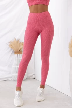 Optic Scrunch Bum Leggings - Lipstick Pink -Sportswear Shop Taylah26 09 2022 258