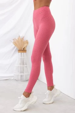 Optic Scrunch Bum Leggings - Lipstick Pink -Sportswear Shop Taylah26 09 2022 261
