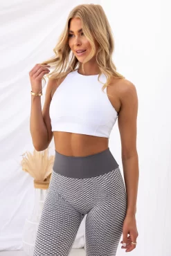 Honeycomb Scrunch Seamless Leggings - Grey Marl -Sportswear Shop Taylah26 09 2022 288