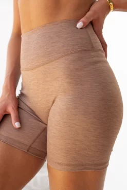 Zero Rise Everyday Midway Shorts - Nutmeg Marl