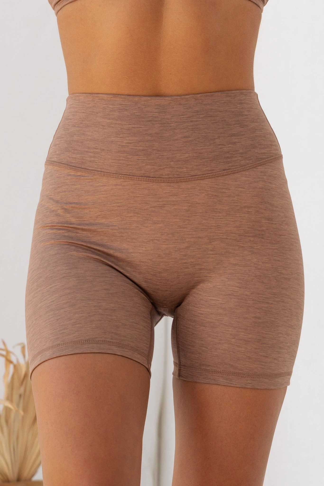 Zero Rise Everyday Midway Shorts - Nutmeg Marl 4 Zero Rise Everyday Midway Shorts - Nutmeg Marl - Image 4