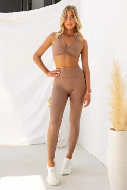 Zero Rise Everyday Ankle Length Leggings - Nutmeg Marl -Sportswear Shop Taylah26 09 2022 987