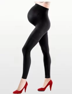 Assets By Spanx Marvelous Mama Footless Leggings In Black *800M