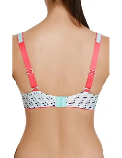 Berlei - High Performance Digital Wave Blue & Pink Sports Bra YYR9 -Sportswear Shop berlei high performance digital wave blue pink sports bra yyr9 1