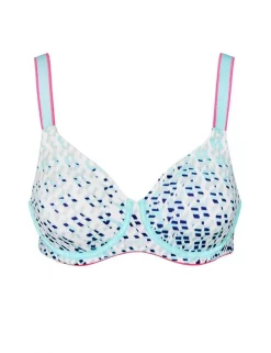 Berlei - High Performance Digital Wave Blue & Pink Sports Bra YYR9 -Sportswear Shop berlei high performance digital wave blue pink sports bra yyr9 2