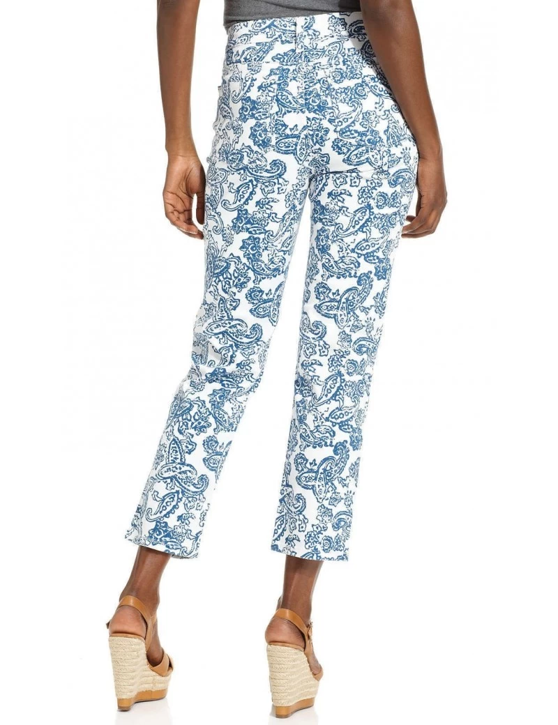 NYDJ - Alisha Ankle Pants In Seaport Paisley Print *30610HSP110 2 NYDJ - Alisha Ankle Pants In Seaport Paisley Print *30610HSP110 - Image 2