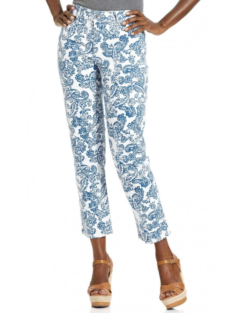 NYDJ - Alisha Ankle Pants In Seaport Paisley Print *30610HSP110 1 NYDJ - Alisha Ankle Pants In Seaport Paisley Print *30610HSP110