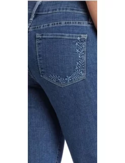 NYDJ - Ariel Embellished Denim Crop In Maryland Wash *10368MY3323