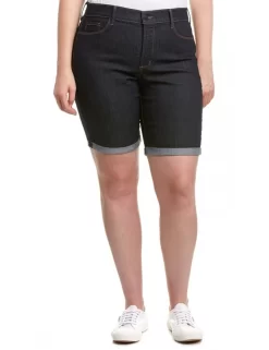 NYDJ - Briella Cuffed Shorts In Dark Wash ( Plus ) *W10Z1259
