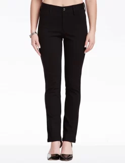 NYDJ - Charlotte Black Ponte Straight Leg Trousers *11851