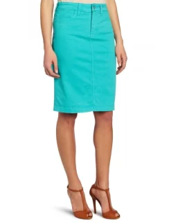 NYDJ - Emma Pencil Skirt In Aquamarine *32561