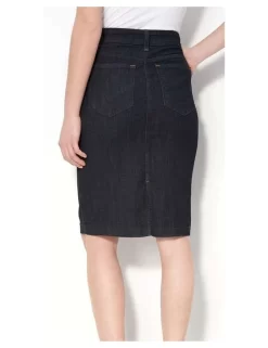 NYDJ - Emma Pencil Skirt In Dark Wash *10276 -Sportswear Shop nydj emma pencil skirt dark wash 10276 2