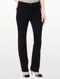 NYDJ - Hayden Straight Leg Jeans In Black ( Regular & Petite) *4063B -Sportswear Shop nydj hayden straight leg jeans in black regular petite 4063b 1