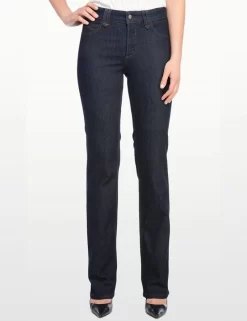 NYDJ - Hayden Straight Leg Jeans In Dark Wash ( Petite ) *P10063
