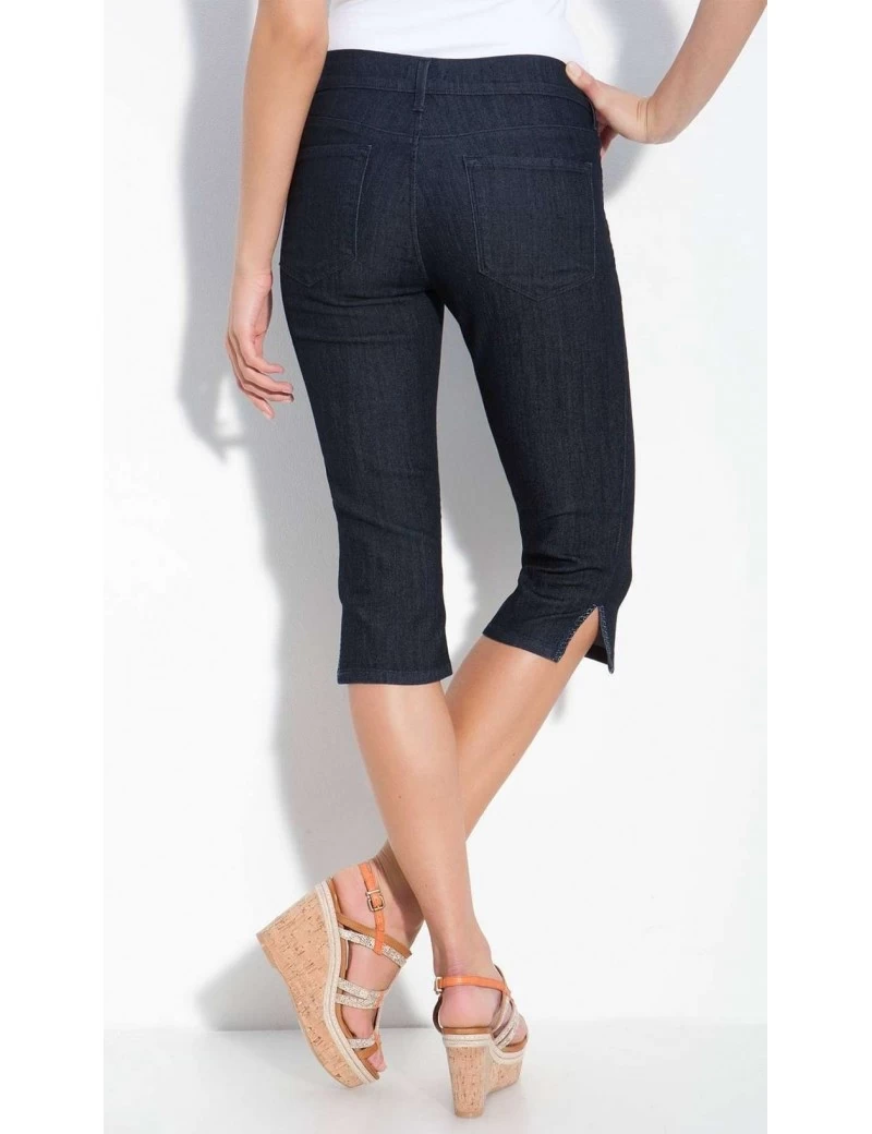 NYDJ - Joan Cropped Capri's In Dark Wash ( Plus & Regular) *10736T2062 2 NYDJ - Joan Cropped Capri's In Dark Wash ( Plus & Regular) *10736T2062 - Image 2