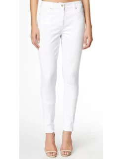 NYDJ - Julianah Leggings In Optic White ( Tall ) *M77F66DT -Sportswear Shop nydj julianah leggings in optic white long m77f66dt 1
