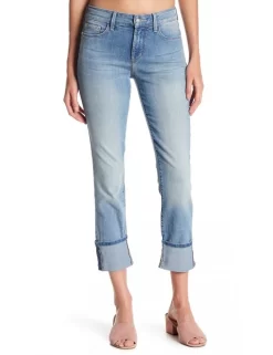 NYDJ - Lorena Skinny Cuffed Boyfriend Jeans In Manhattan Beach Wash *M10Z1458