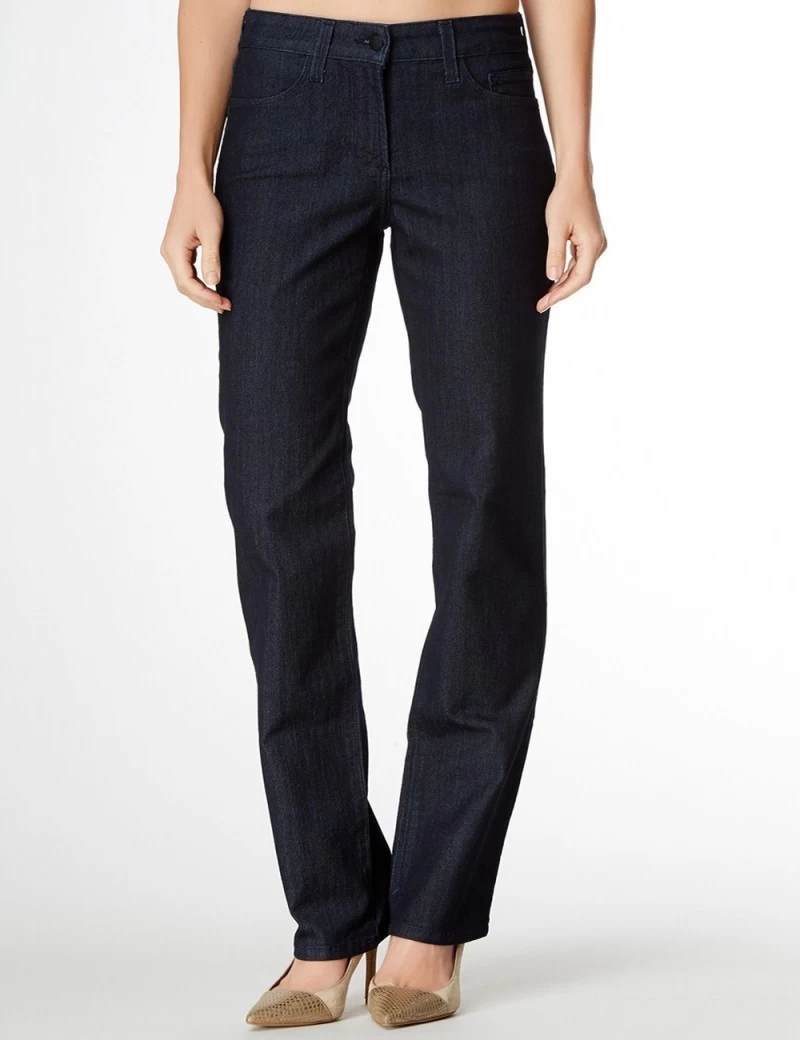 NYDJ - Marilyn Jeans In Dark Wash With Embellishments *J84227TP9 1 NYDJ - Marilyn Jeans In Dark Wash With Embellishments *J84227TP9