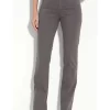 NYDJ - Marilyn Straight Leg Jeans In Gray With Embellishments *431130