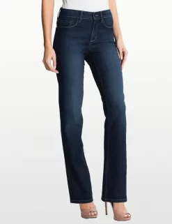 NYDJ - Marilyn Jeans In Hollywood Wash With Embellished Pockets*10227HY3102