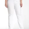 NYDJ - Marilyn Straight Leg Jeans In White ( Plus ) *WAMY1077