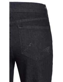 NYDJ - Marilyn Straight Leg In Black With Embellished Pockets *731T500 -Sportswear Shop nydj marilyn straight leg in black with embellished pockets 731t500 1